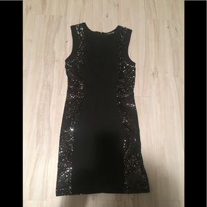 Forever 21 black evening dress with sequin accent